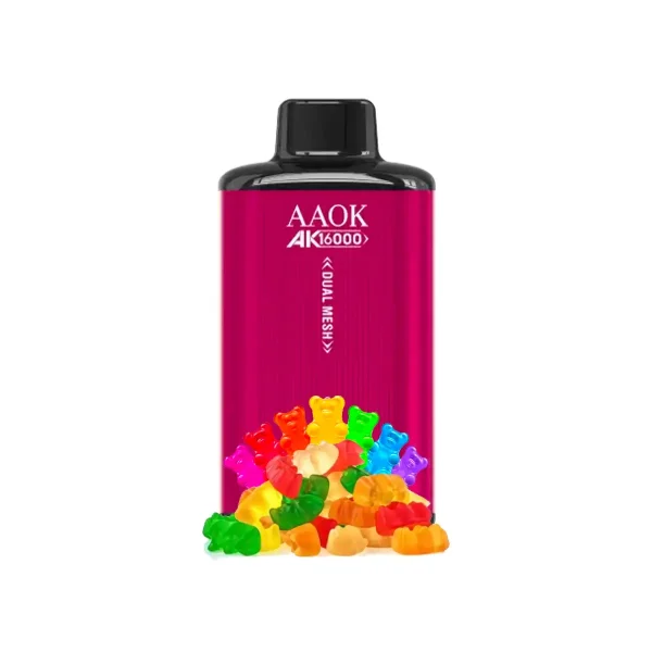 Aaok 16000 Puff Gummy Bear Çift Bobinli