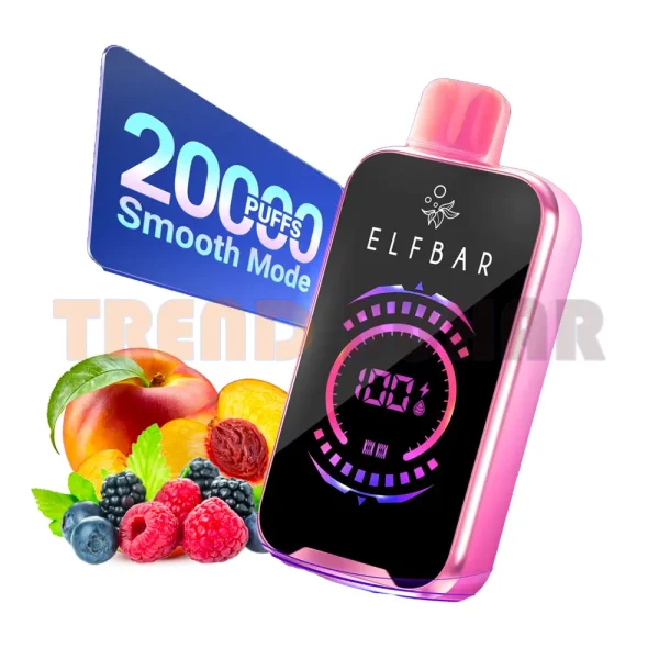 Elf Bar 20000 Puff Raya D2 Peach Berry