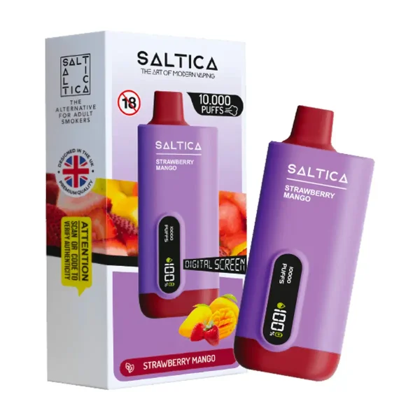 saltica 10000 puff strawberry mango