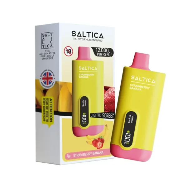 Saltica 12000 Puff Kutulu Strawberry Banana