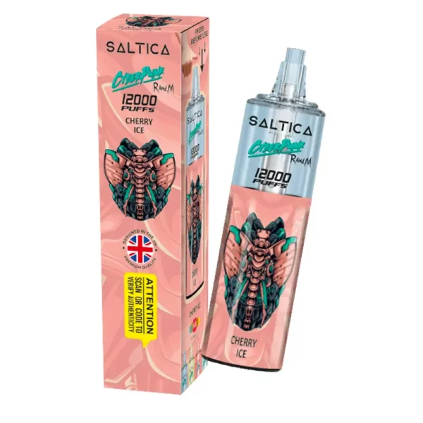 saltica 12000 puff cherry ice