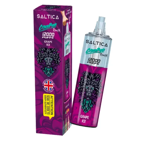 saltica 12000 puff grape ice