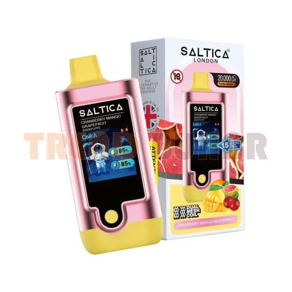 Saltica 20000 Puff Cranberry Mango Grapefruit