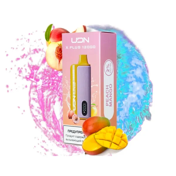 Udn 12000 Puff X Plus Peach Mango