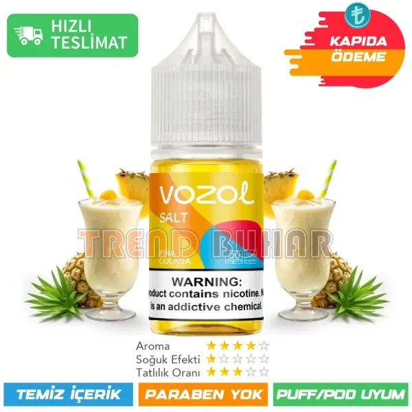 Vozol Likit Pina Colada Salt 30ml