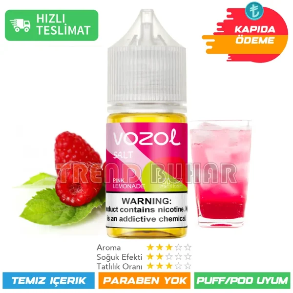 Vozol Likit Pink Lemonade Salt 30ml