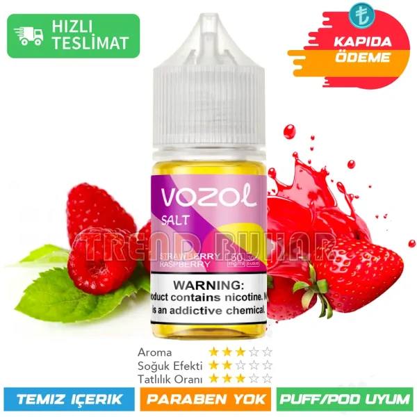 Vozol Likit Strawberry Raspberry Salt 30ml