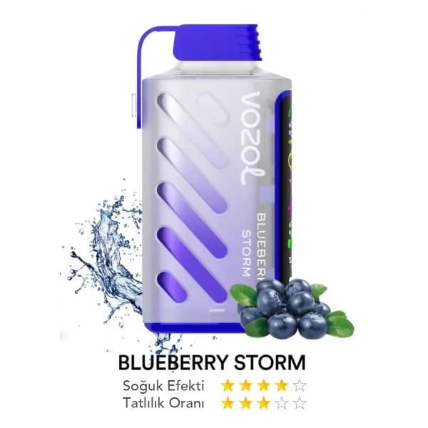 Vozol 20000 Puff Gear Power Blueberry Storm