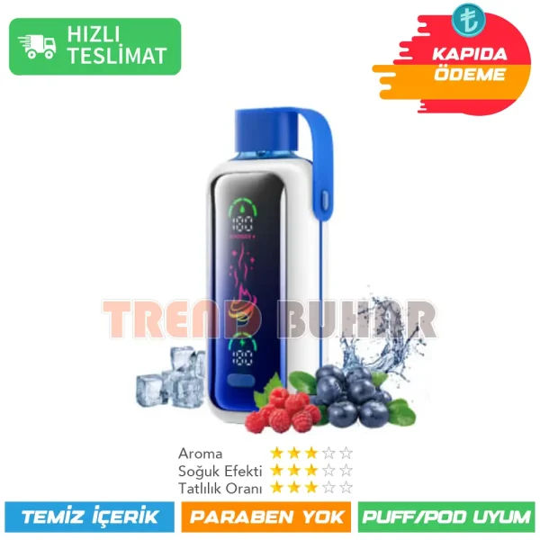 Vozol Star 20000 Puff Blue Razz ice