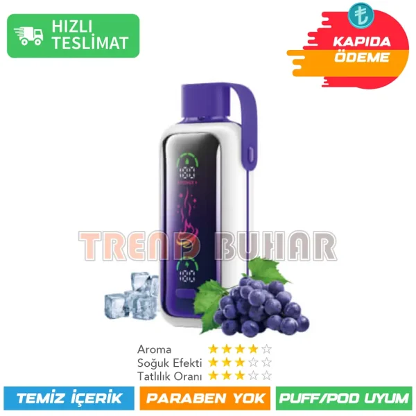 Vozol Star 20000 Puff Grape ice