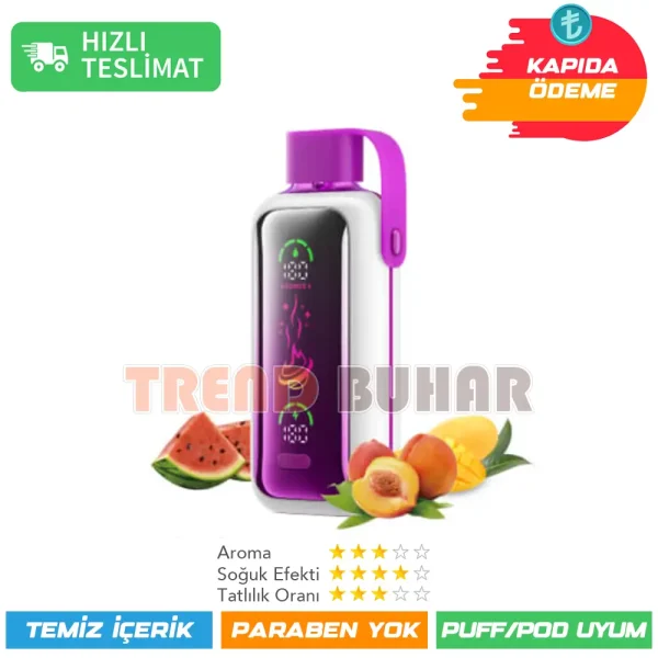 Vozol Star 20000 Puff Peach Mango Watermelon