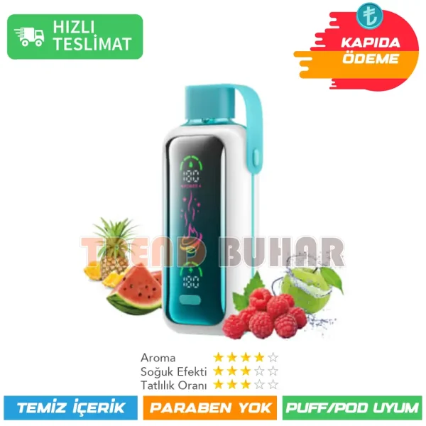 Vozol Star 20000 Puff Raspberry Apple Watermelon Pineapple