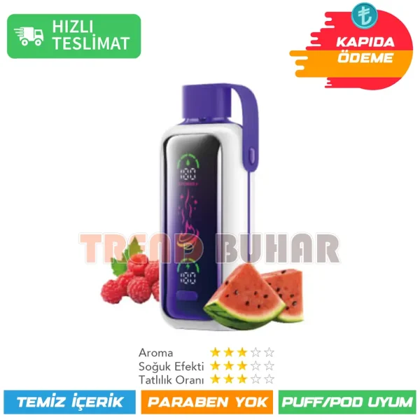 Vozol Star 20000 Puff Raspberry Watermelon